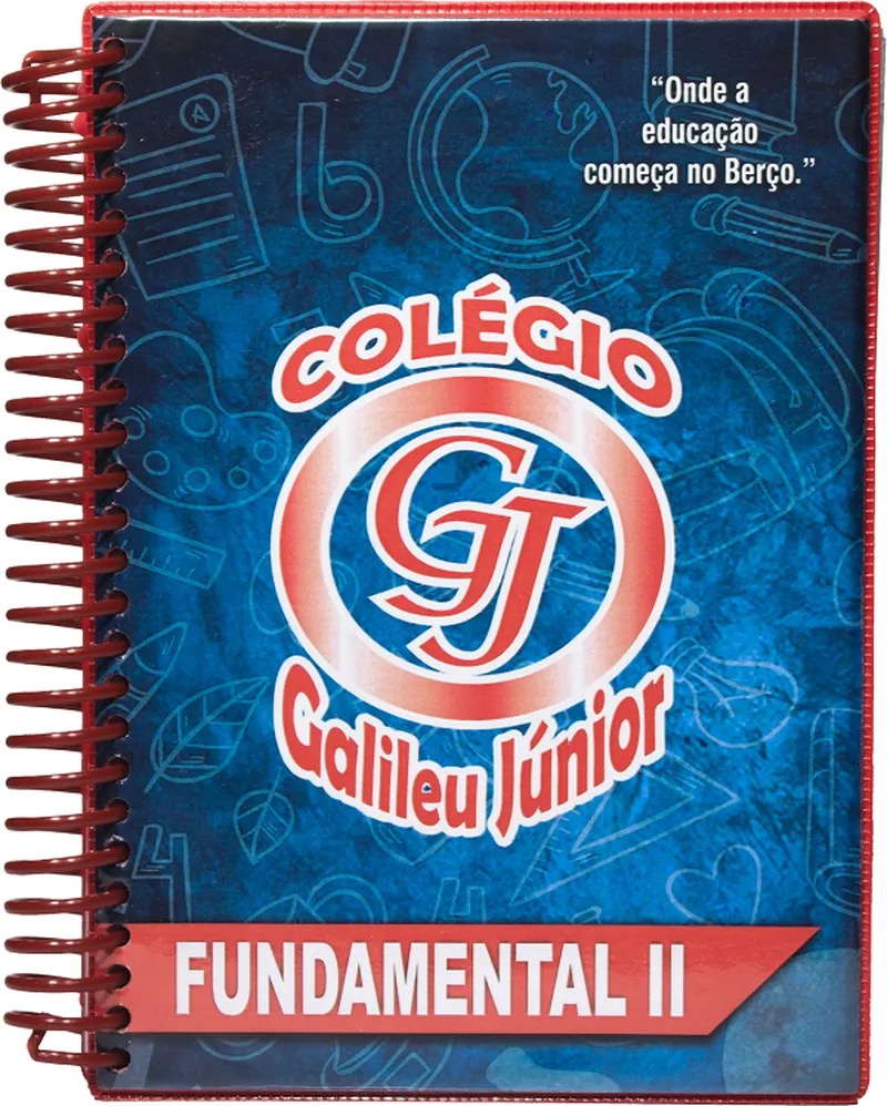 Agenda Escolar Fundamental 2026 Miolo Padrão Colorida